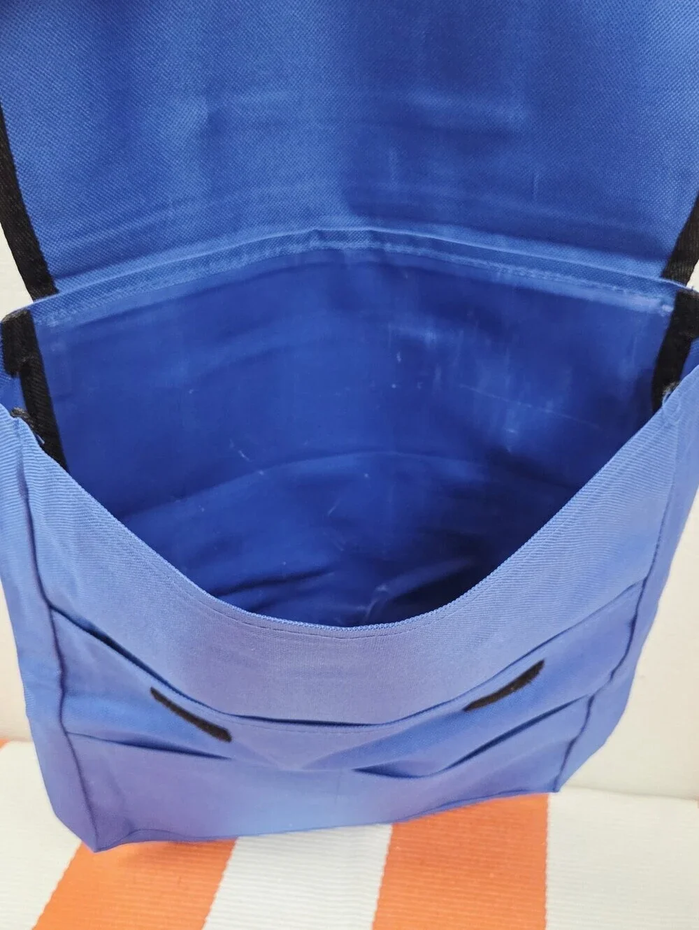 4pc set school chair organizer bags royal blue